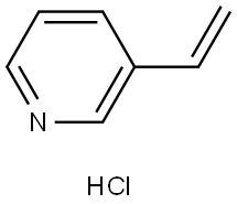 Pyridine, 3-ethenyl-, hydrochloride (1:1) Structure