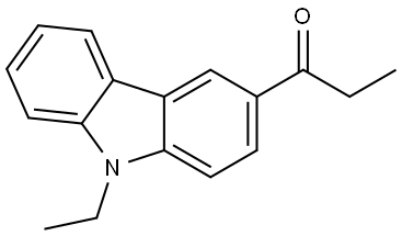 1-(9-ethyl-9H-carbazol-3-yl)propan-1-one Structure