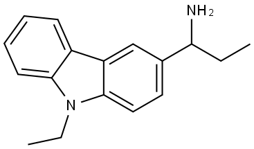 1-(9-ETHYL-9H-CARBAZOL-3-YL)PROPAN-1-AMINE Structure