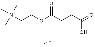 Succinylmonocholine Chloride (125 mg) Structure