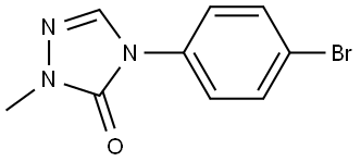 4-(4-bromophenyl)-2-methyl-1,2,4-triazol-3-one Structure