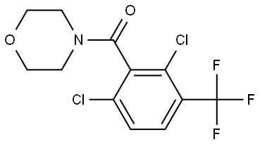 2,6-Dichloro-3-(trifluoromethyl)phenyl]-4-morpholinylmethanone Structure