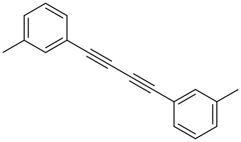 1,4-di-m-tolylbuta-1,3-diyne Structure