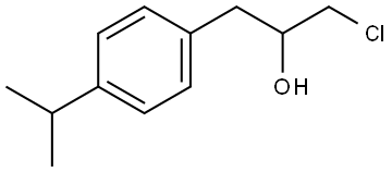 α-(Chloromethyl)-4-(1-methylethyl)benzeneethanol Structure