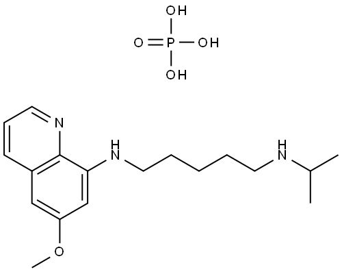 pentaquine phosphate Structure