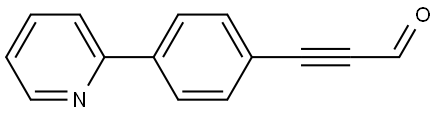 3-[4-(2-Pyridinyl)phenyl]-2-propynal Structure