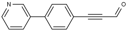 3-[4-(3-Pyridinyl)phenyl]-2-propynal Structure