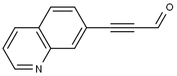 3-(7-Quinolinyl)-2-propynal Structure