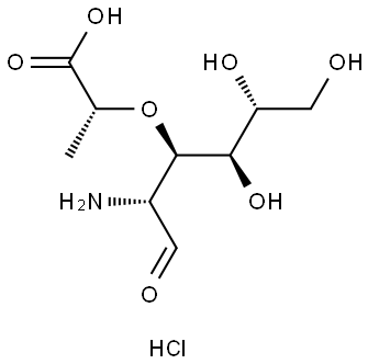 Muramic acid, hydrochloride Structure