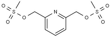 2,6-Pyridinedimethanol, 2,6-dimethanesulfonate Structure