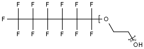 폴리(옥시-1,2-에탄디일),α-(트리데카플루오로헥실)-ω-하이드록시- 구조식 이미지