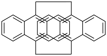 5,16[1',2']:8,13[1'',2'']-Dibenzenodibenzo[a,g]cyclododecene, 6,7,14,15-tetrahydro- 구조식 이미지