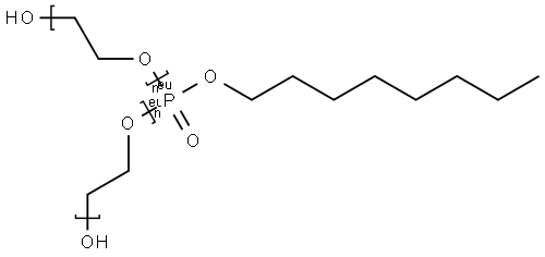 POLYOXY12ETHANEDIYLALPHAALPHAOCTYLOXYPHOSPHINYLIDENEBISOMEGAHYDROXY Structure