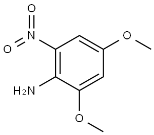 Benzenamine, 2,4-dimethoxy-6-nitro- Structure