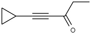 1-Cyclopropyl-1-pentyn-3-one Structure