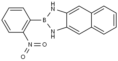 2-(2-nitrophenyl)-2,3-dihydro-1H-naphtho[2,3-d][1,3,2]diazaborole Structure