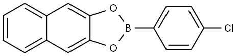 Naphtho[2,3-d]-1,3,2-dioxaborole, 2-(4-chlorophenyl)- Structure