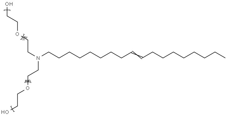 Poly(oxy-1,2-ethanediyl), .alpha.,.alpha.-(9-octadecenylimino)di-2,1-ethanediylbis.omega.-hydroxy- Structure