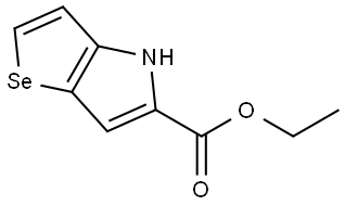 4H-Selenolo[3,2-b]pyrrole-5-carboxylic acid, ethyl ester Structure