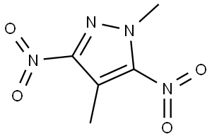 1,4-dimethyl-3,5-dinitropyrazole Structure