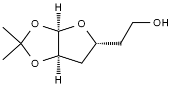 α-D-erythro-Hexofuranose, 3,5-dideoxy-1,2-O-(1-methylethylidene)- Structure