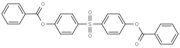4-{[4-(BENZOYLOXY)PHENYL]SULFONYL}PHENYL BENZOATE Structure