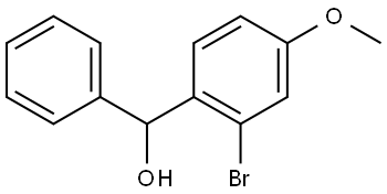 (2-bromo-4-methoxyphenyl)(phenyl)methanol Structure