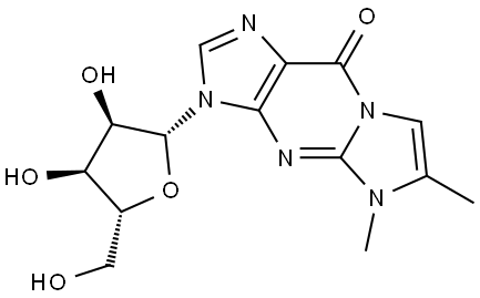 N4-Desmethyl-N5-Methyl wyosine Structure