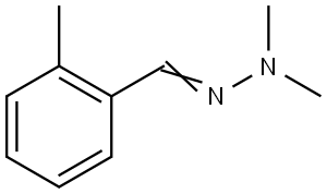 1,1-Dimethyl-2-(2-methylbenzylidene)hydrazine Structure