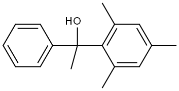 α,2,4,6-Tetramethyl-α-phenylbenzenemethanol Structure