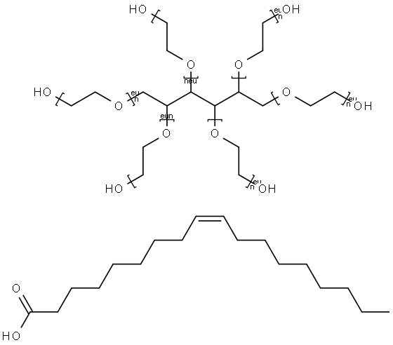 POLYOXYETHYLENE SORBITOL HEXAOLEATE Structure