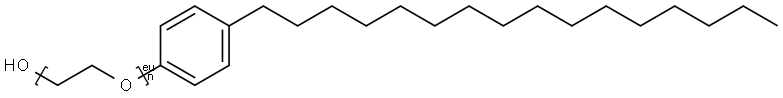 ALPHA-(4-HEXADECYLPHENYL)-OMEGA-HYDROXY-POLY(OXY-1,2-ETHANEDIYL) Structure