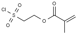 2-Propenoic acid, 2-methyl-, 2-(chlorosulfonyl)ethyl ester Structure