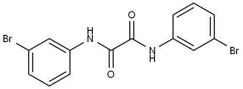 N1,N2-Bis(3-bromophenyl)ethanediamide Structure