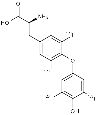 Thyroxine I 123 Structure