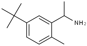 5-(1,1-Dimethylethyl)-α,2-dimethylbenzenemethanamine Structure