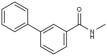 N-Methyl[1,1'-biphenyl]-3-carboxamide Structure