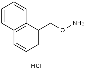 O-(1-Naphthylmethyl)hydroxylamine hydrochloride Structure