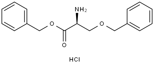 H-Ser(Bzl)-OBzl·HCl Structure