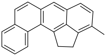 Cyclopenta[no]benz[a]anthracene, 11,12-dihydro-10-methyl- Structure