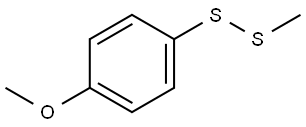 Disulfide, 4-methoxyphenyl methyl (9CI) Structure