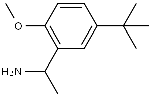 1-(5-(TERT-BUTYL)-2-METHOXYPHENYL)ETHANAMINE Structure