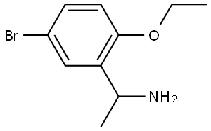 1-(5-BROMO-2-ETHOXYPHENYL)ETHAN-1-AMINE 구조식 이미지