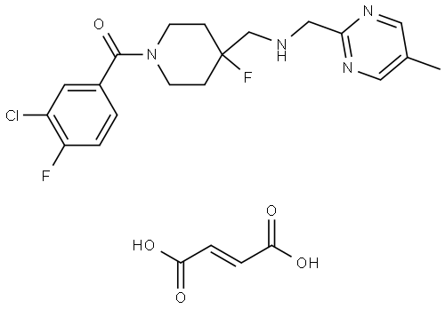 F-15599 Fumarate Structure