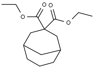 Bicyclo[3.3.1]nonane-3,3-dicarboxylic acid, 3,3-diethyl ester 구조식 이미지