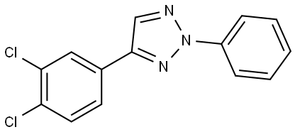 4-(3,4-Dichlorophenyl)-2-phenyl-2H-1,2,3-triazole Structure