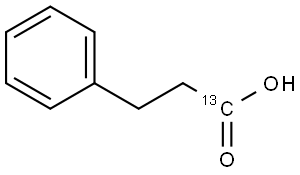 HYDROCINNAMIC ACID(1-13C, 99%) Structure