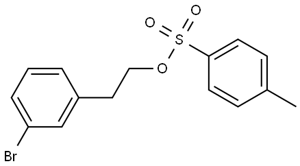 Benzeneethanol, 3-bromo-, 1-(4-methylbenzenesulfonate) Structure