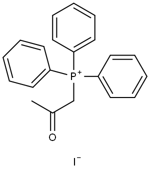 Phosphonium, (2-oxopropyl)triphenyl-, iodide (1:1) Structure