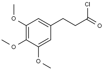 3-(3,4,5-trimethoxyphenyl)propanoyl chloride Structure